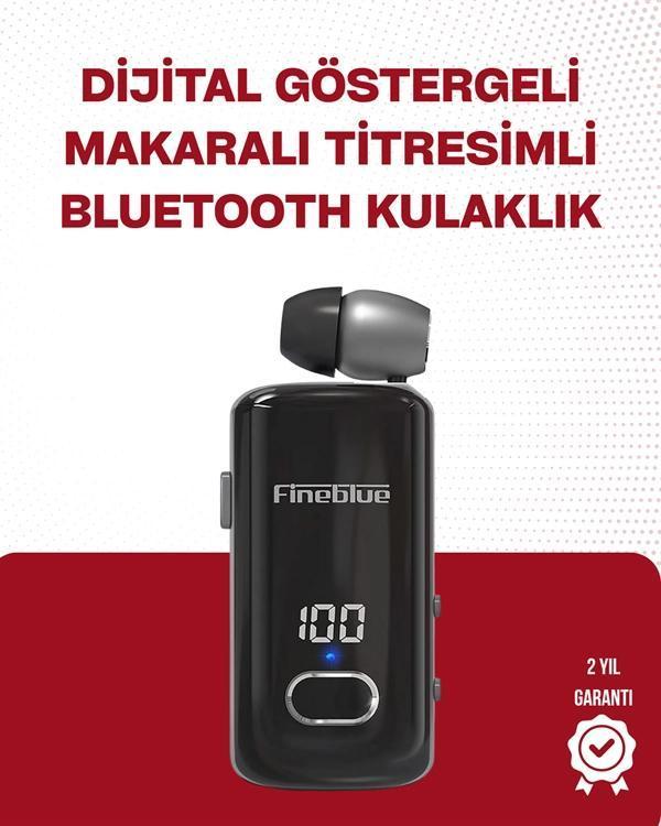 Fineblue F580 Bluetooth Kulaklık – Klipsli Dijital Göstergeli Su Geçirmez 12 Saat Pil Ömürlü - Image 1