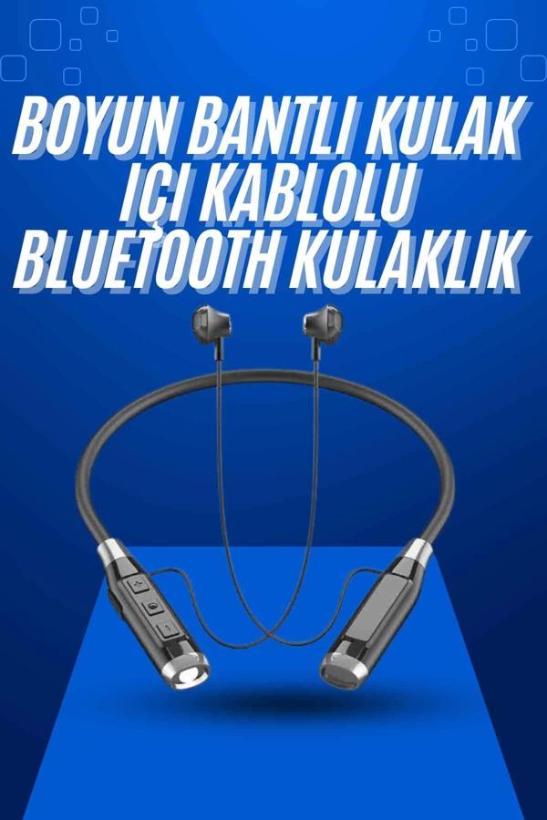 Boyun Bantlı SD Kart Girişli Yüksek Perfomanslı Bluetooth Kulaklık - Image 1