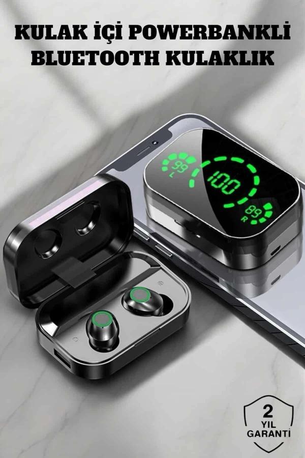 Bluetooth Kulaklık Mikrofonlu Dokunmatik Kontrol ANC Özelliği - Image 1