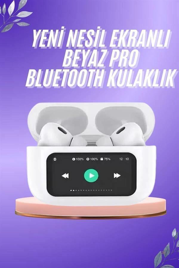 Dokunmatik Ekranlı ANC/ENC Yeni Nesil Pro Bluetooth Kulaklık Dokunmatik Ekran - Image 1