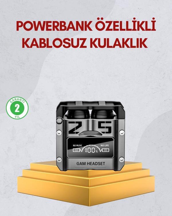 Bluetooth 5.0 Kulak İçi Kulaklık Mikrofonlu Kablosuz Model - Image 1