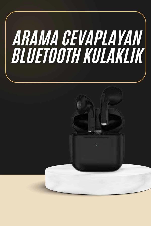 En Çok Tercih Edilen Bluetooth Kulaklık Mikrofonlu Silikonsuz Dokunmatik Kontrol - Image 1