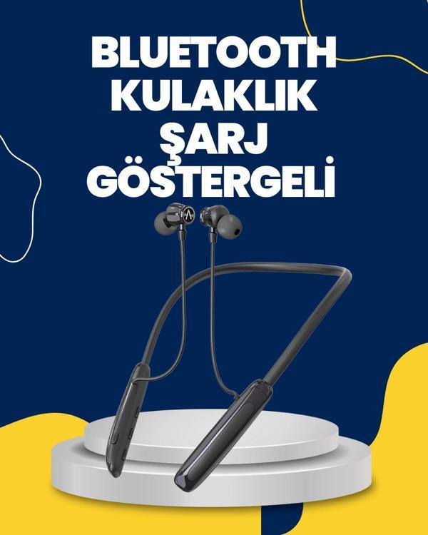 Uzun Süreli Kullanım Boyun Askılı Kablosuz Kulaklık – Hızlı Şarj Ergonomik Tasarım - Image 1