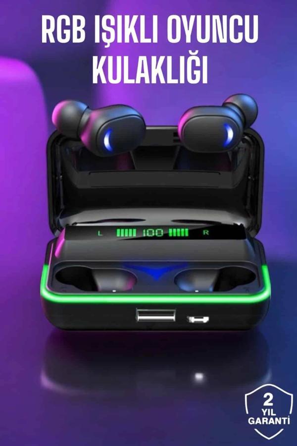 Bluetooth Kulaklık Powerbankli Yüksek Ses Kaliteli Şarj Göstergeli - Image 1