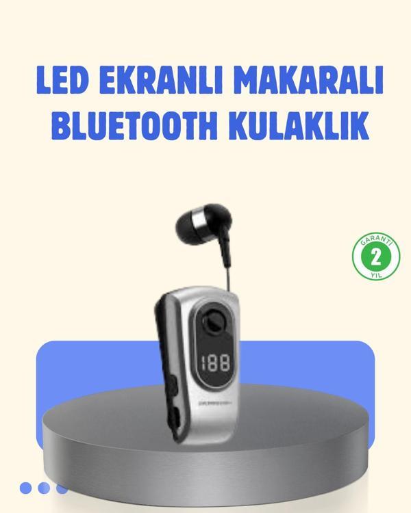 Titreşimli Bluetooth Kulaklık – Uzun Pil Ömrü Dijital Ekranlı Kablosuz Tasarım - Image 1