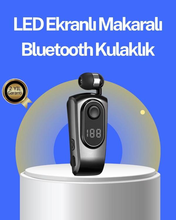 Dijital Ekranlı Bluetooth Kulaklık – Titreşimli Bildirim 25 Saat Kullanım - Image 1