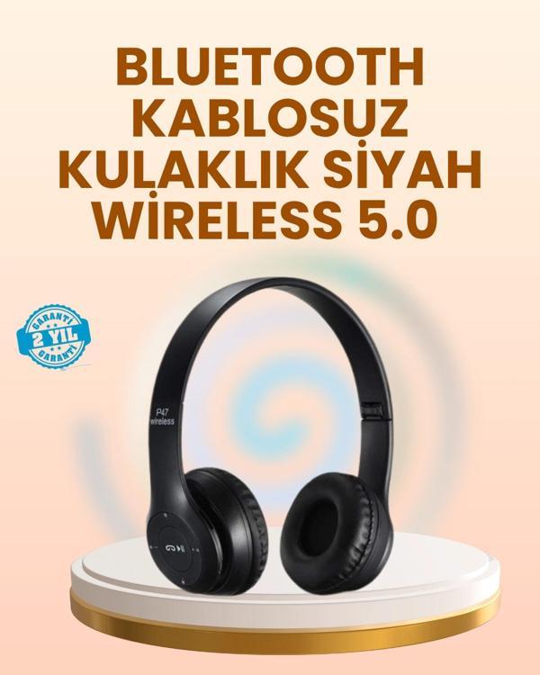 Ayarlanabilir Baş Bandı ve Yumuşak Kulak Yastıklı Bluetooth Kulaklık - Image 1