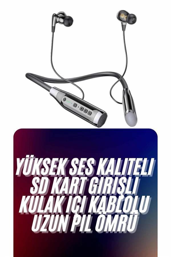 Kablolu Bluetooth Kulaklık Kulak İçi 120 Saat ANC Özelliği Uzun Ömürlü - Image 1