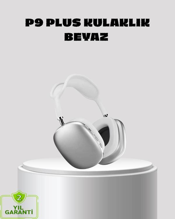 P9 Pro Plus Kablosuz Kulaklık – Üç Mikrofonlu Uzamsal Ses ve Hızlı Şarj Özellikli - Image 1
