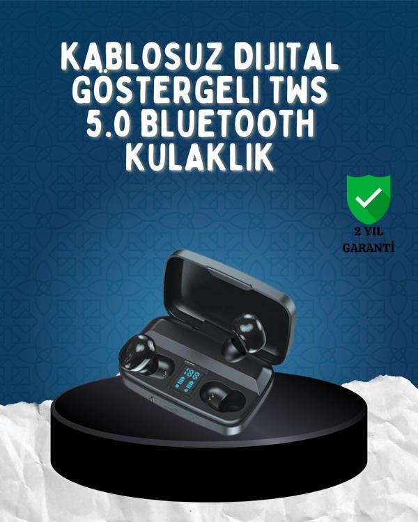 Bluetooth V5.0 Teknolojili Parmak Dokunmatik Kontrol Kulaklık Seti - Image 1