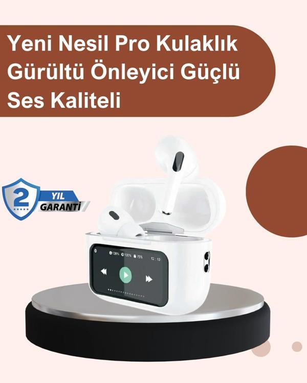 Otomatik Bağlantılı Bluetooth Kulaklık ANC Özellikli Su ve Ter Dayanıklı - Image 1
