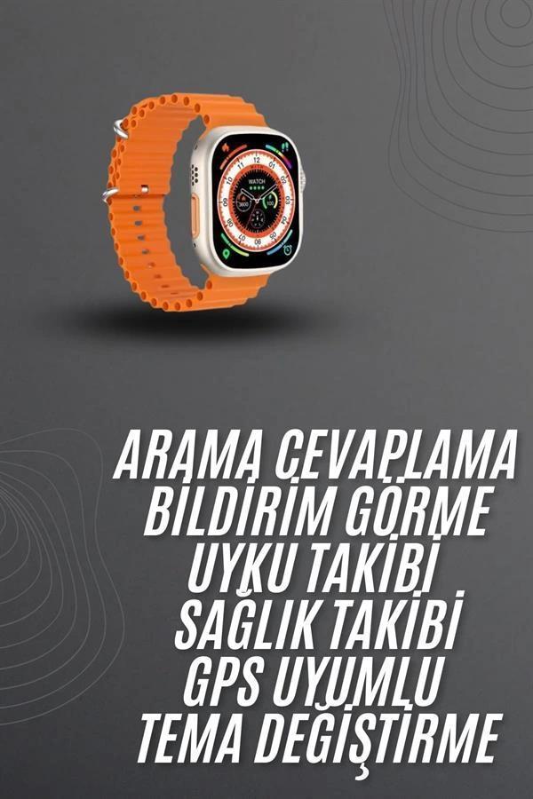 Akıllı Saat Arama Cevaplayan Bildirim Görme Yeni Nesil Bluetooth Bağlantılı - Image 1