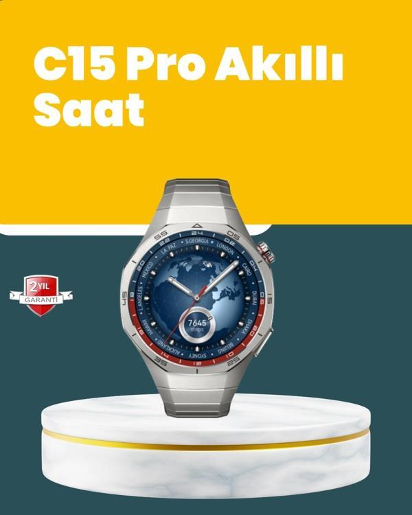 Akıllı Saat Nabız Ölçer Adım Sayar ve Uyku Takip Özellikli - Image 1