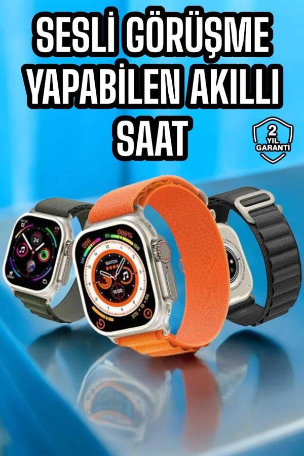 Yeni Nesil Akıllı Saat Nabız Ölçer Sağlık Ölçer ve Kalori Ölçer Uyku Takibi NFC Özelliği - Image 1