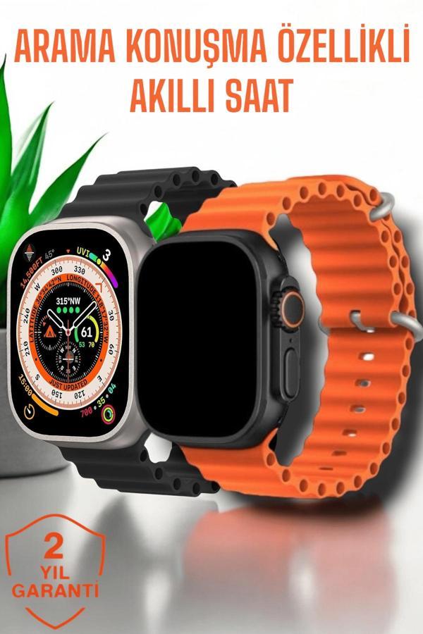 Suya ve Toza Dayanıklı 45 MM Akıllı Saat Bildirim ve Cevapsız Çağrı Görüntüleme - Image 1