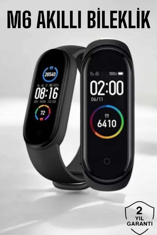 Akıllı Bileklik Su Geçirmez Bileklik Uzun Pil Ömrü ve Hızlı Şarj Özelliği - Image 1