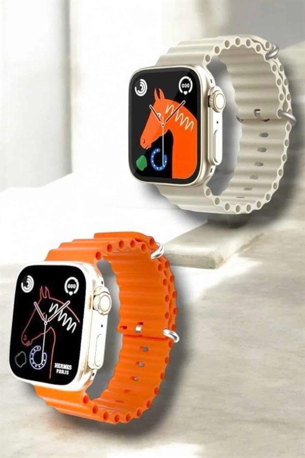 49MM Ekranlı Kan Basıncı ve Adımsayar Özellikli Bluetooth Akıllı Saat - Image 1