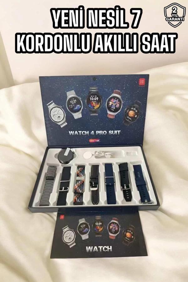 Yeni Nesil Akıllı Saat 2024 Model Uyku ve Sağlık Takibi Bluetooth Bağlantılı - Image 1