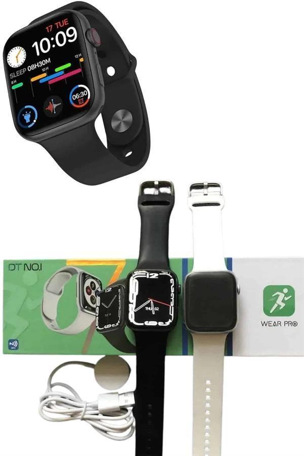 Akıllı Saat Wireless Şarj Yüksek Çözünürlüklü Müzik Dinleme Sesli Cevaplama - Image 1