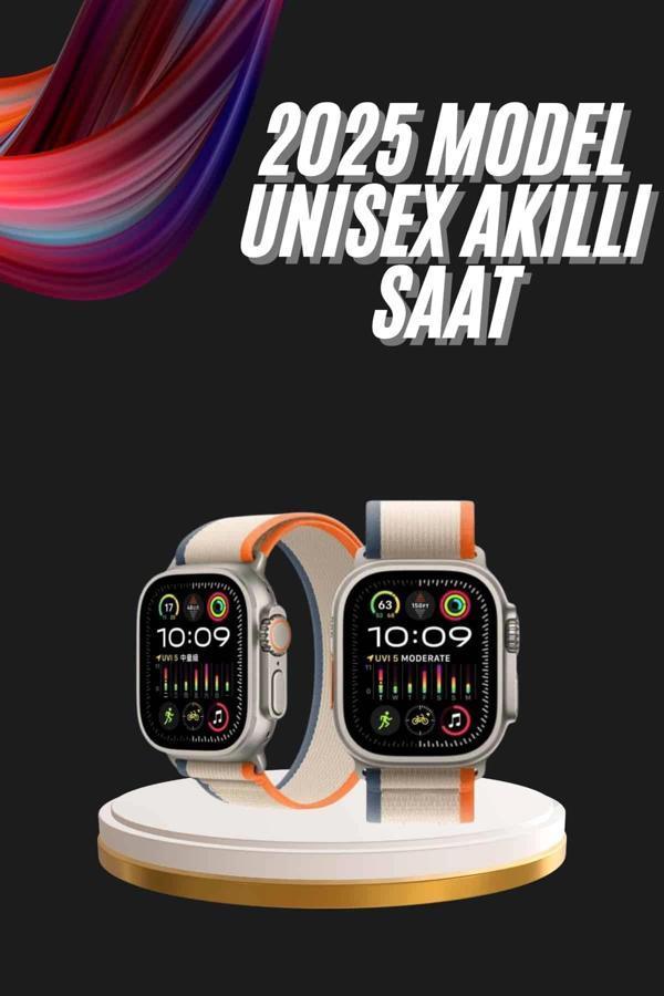 Akıllı Saat Kol Saati Android ve İOS Uyumlu Nabız Ölçer Sesli Asistan - Image 1