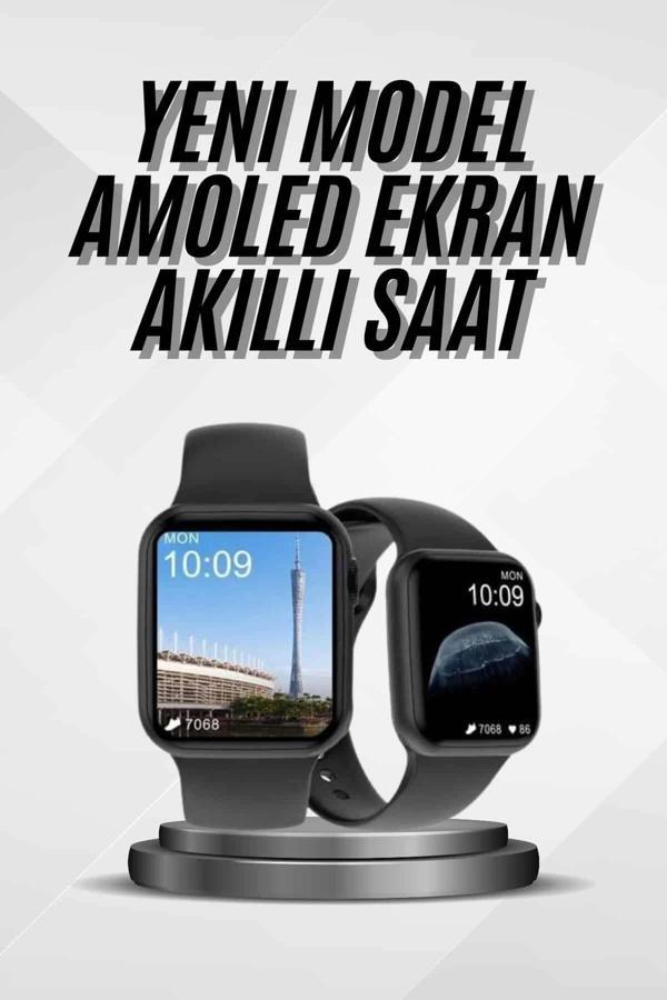 Akıllı Saat Çok Fonksiyonlu Uyku Takibi Adımsayar Nabız Ölçer Arama Cevaplayan - Image 1