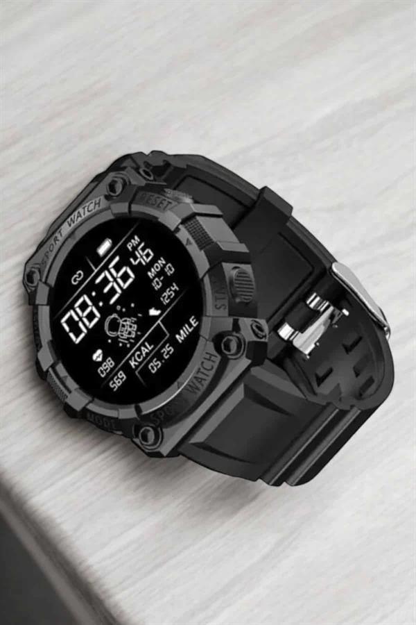 Unisex Tasarımıyla Klasik ve Spor Kombinlere Uygun Akıllı Saat - Image 1