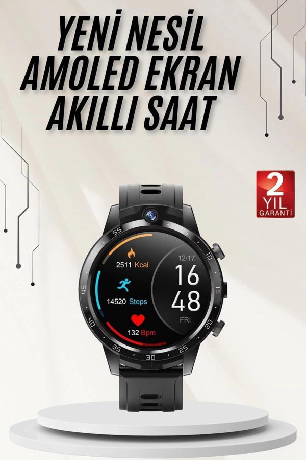 Akıllı Saat 3 Kordon Akıllı Saat Android ve İOS Uyumlu Uzun Ömürlü Titreşimli - Image 1