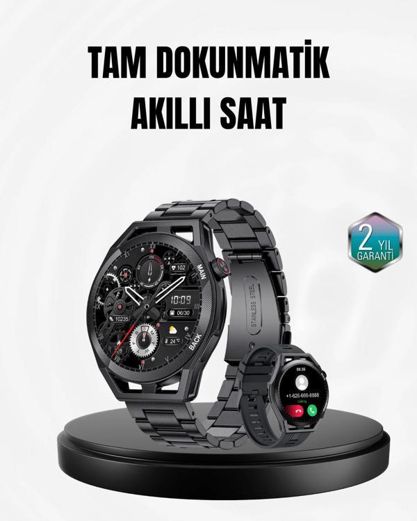 Spor ve Sağlık Takip Özellikli Akıllı Saat – Kalp Atış Uyku ve Adım Ölçer Fonksiyonlu - Image 1