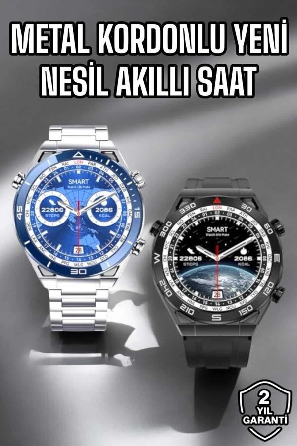 Akıllı Saat 2024 Model Arama Cevaplayan Uyku ve Sağlık Takibi - Image 1