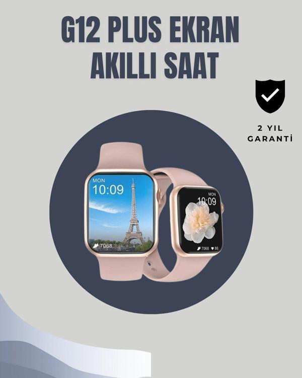 Su Geçirmez Akıllı Saat – 300 mAh Batarya Sesli Arama Uyku & Adım Takibi - Image 1