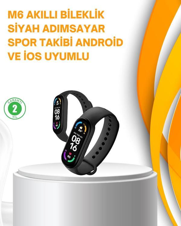 Akıllı Bileklik – Kalp Atışı Uyku Adımsayar ve Bildirim Takibi - Image 1