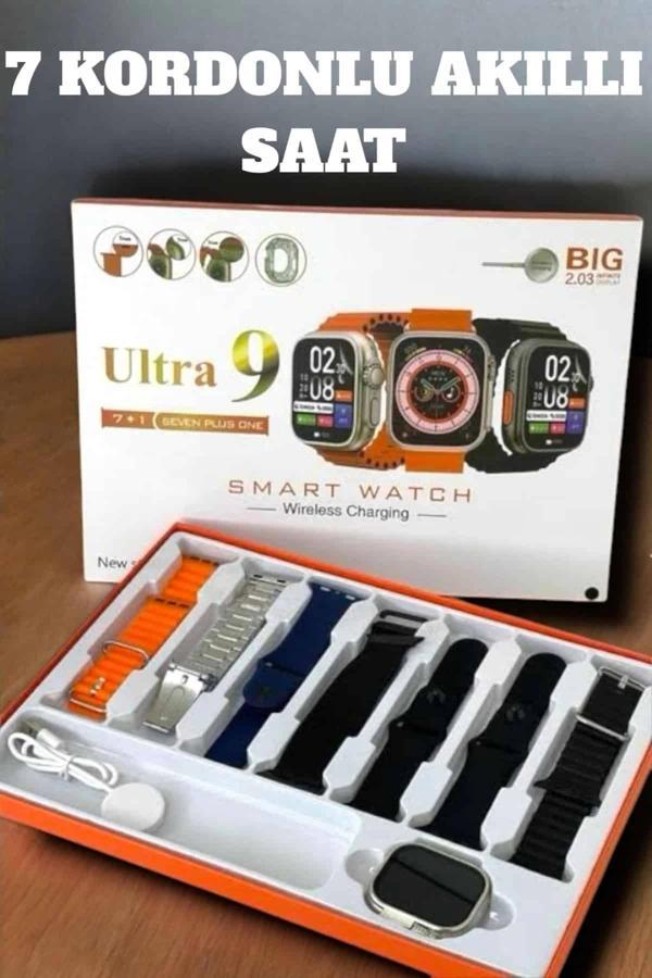 Akıllı Saat Bluetooth Bağlantılı 2.09 İnç HD Ekran ve Çok Yönlü Sağlık Takibi - Image 1