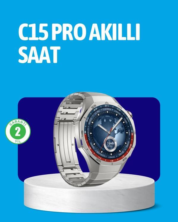 Dayanıklı Kordonlu Şarjlı Akıllı Saat - Image 1