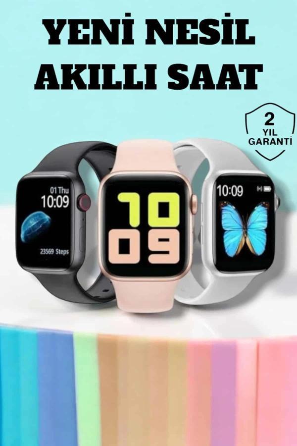 Akıllı Saat Arama Cevaplayan Dokunmatik Ekran Bleutooth Bağlantılı - Image 1