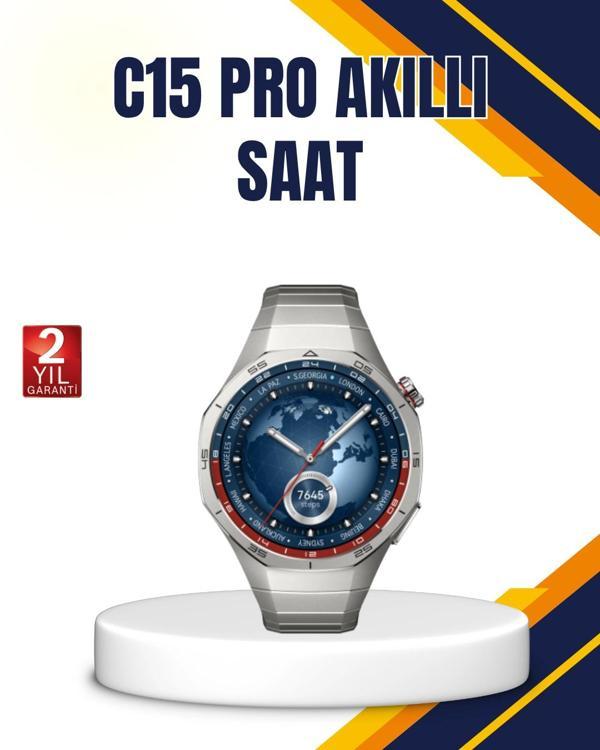 Gümüş Akıllı Saat 46mm Kasa - Image 1