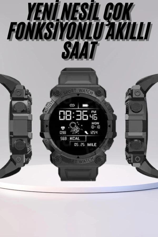 Yeni Nesil Çok Fonksiyonlu Uyku ve Sağlık Takibi Yapabilen Siyah - Image 1