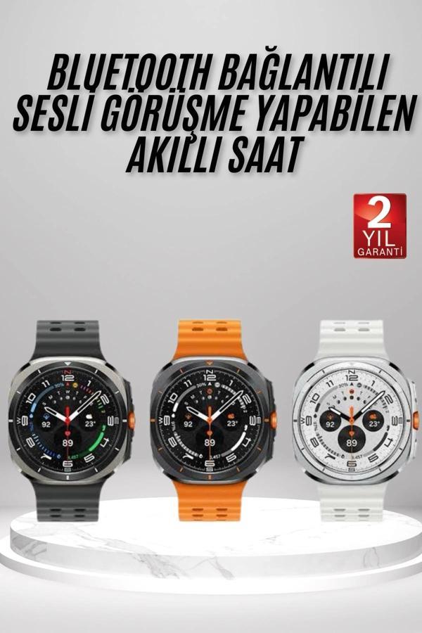 Akıllı Saat Amoled Ekran Bluetooth Bağlantılı Sağlık Takibi GPS Uyumlu - Image 1