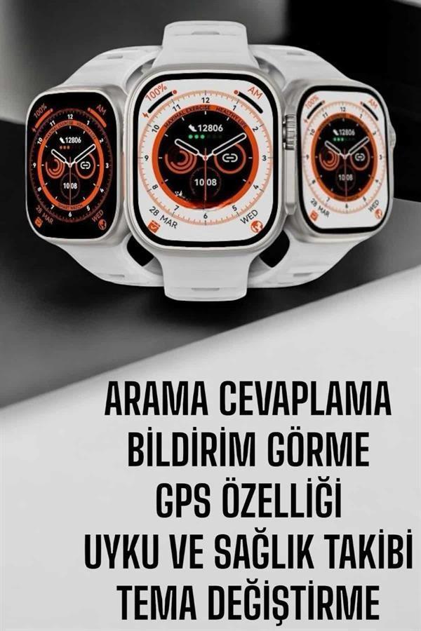 Akıllı Saat Nabız Ölçebilen Yeni Nesil GPS ve Adımsayar Özelliği - Image 1