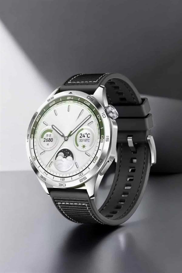 Akıllı Saat Metal Kordonlu GPS ve NFC Uyumlu Arama Cevaplayan - Image 1