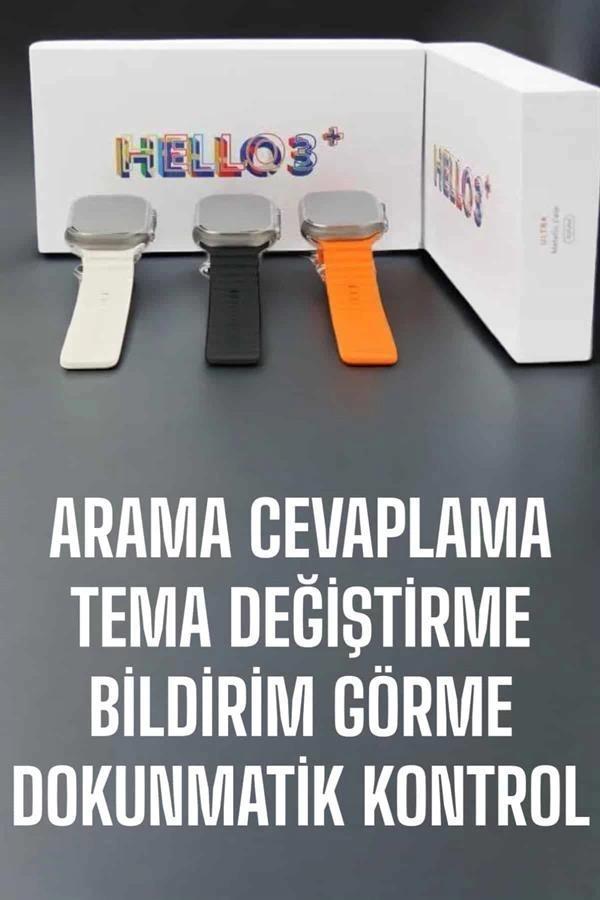 Akıllı Saat Yeni Nesil Sesli Asistan Uyku ve Sağlık Takibi Adımsayar - Image 1