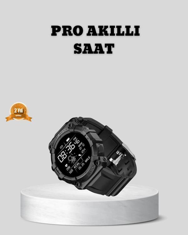 Yeni Nesil Akıllı Saat – Nabız Ölçer Uyku Takip Bluetooth Uyumlu Şık Tasarım - Image 1