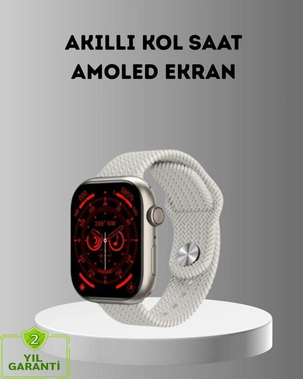 Bluetooth 5.2 Akıllı Saat Kablosuz Şarjlı Sesli Asistanlı 420 mAh Günlük Kullanım - Image 1