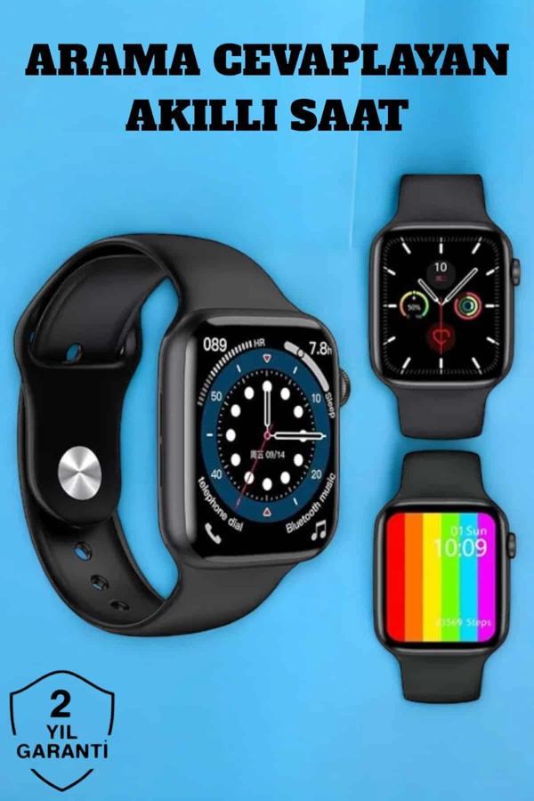 Akıllı Saat Bluetooth Bağlantı ve 24 Saat Sağlık İzleme GPS Arama Cevaplama - Image 1
