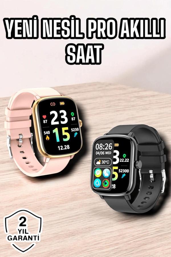 Yeni Nesil Akıllı Saat Arama Bildirimleri Uyku & Kalp Atış Takibi - Image 1