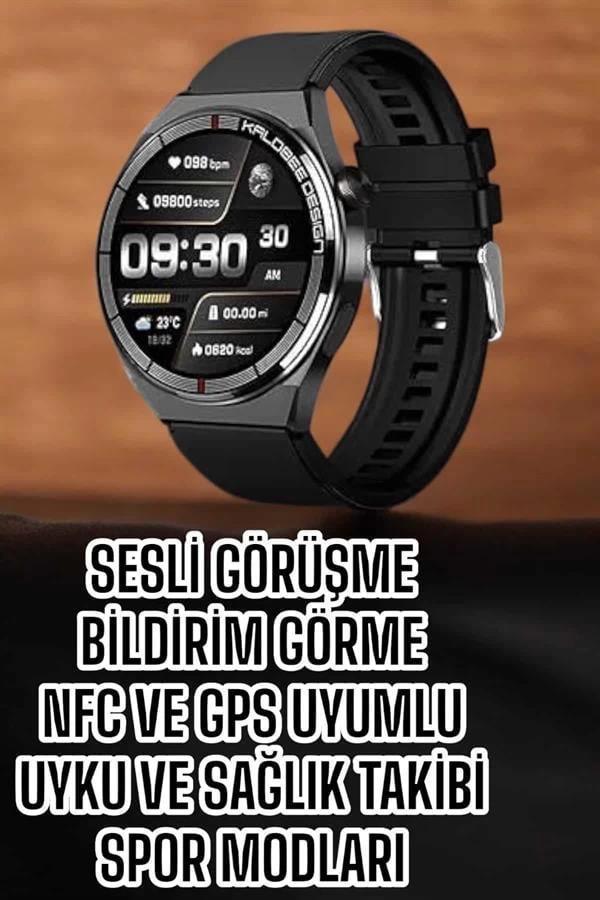 Akıllı Saat Bluetooth Bağlantılı Amoled Ekran Uyku ve Sağlık Takibi - Image 1