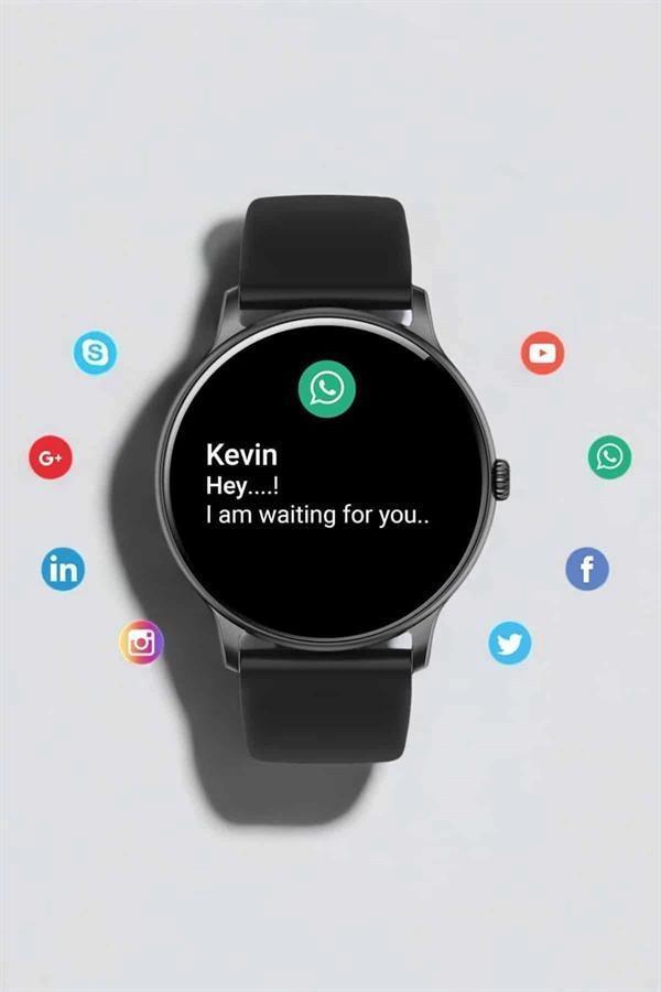 Akıllı Saat Çok Fonksiyonlu Sesli Görüşme NFC Uyumlu Amoled Ekran - Image 1