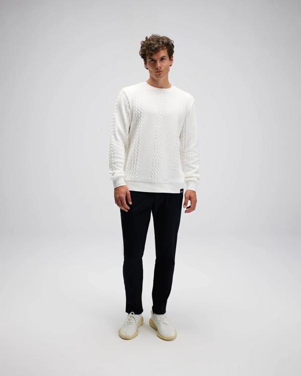 Ellesse EM623-OF Erkek Beyaz Kazak - Image 1