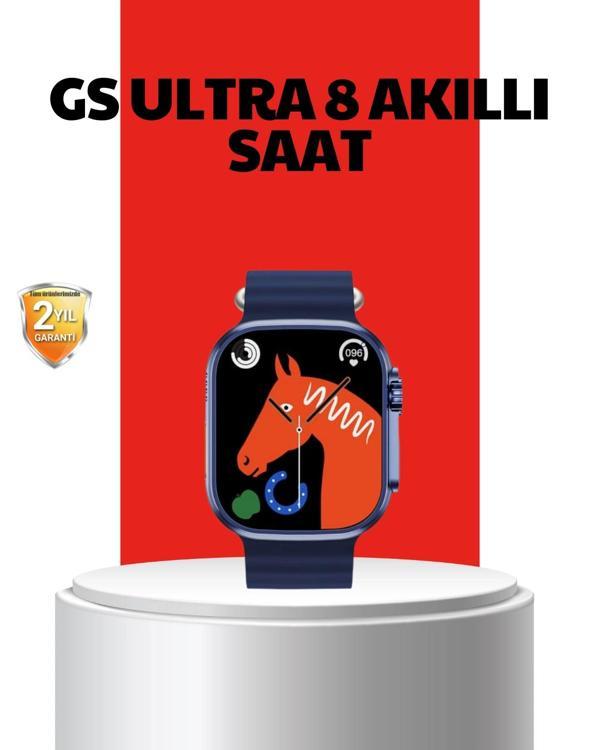 Akıllı Saat 360 mAh Çoklu Spor Modlu Lacivert Siyah Kordon - Image 1