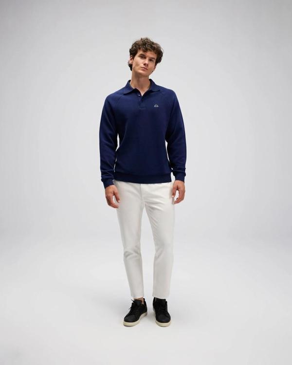 Ellesse EM633-NV Erkek Polo Yaka Lacivert Sweat - Image 1