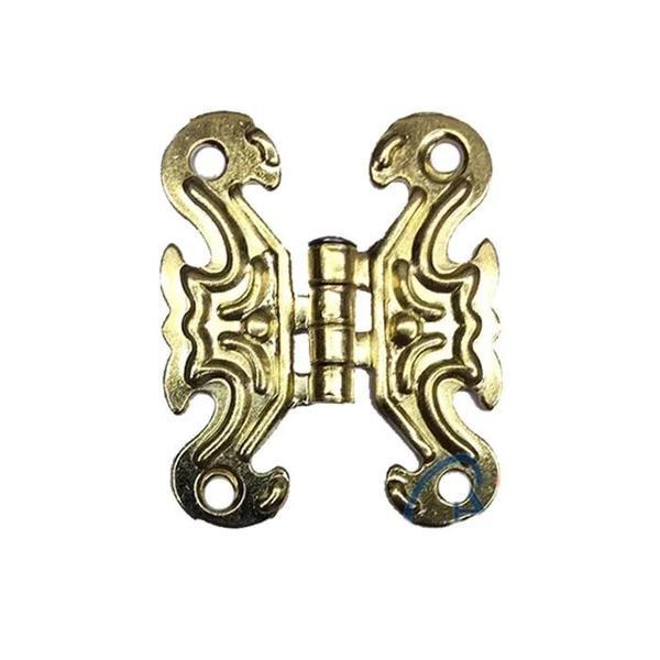 Dekoratif Sac Kelebek Menteşe - Küçük, Sarı, 1 Adet - Image 1